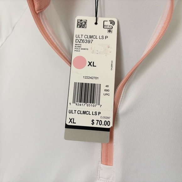 Adidas Ultimate365 1/4 Zip Mock Polo Shirt - Picture 2 of 4